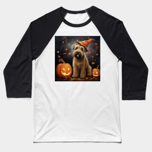 Irish Soft Coated Wheaten terrier Halloween Baseball T-Shirt